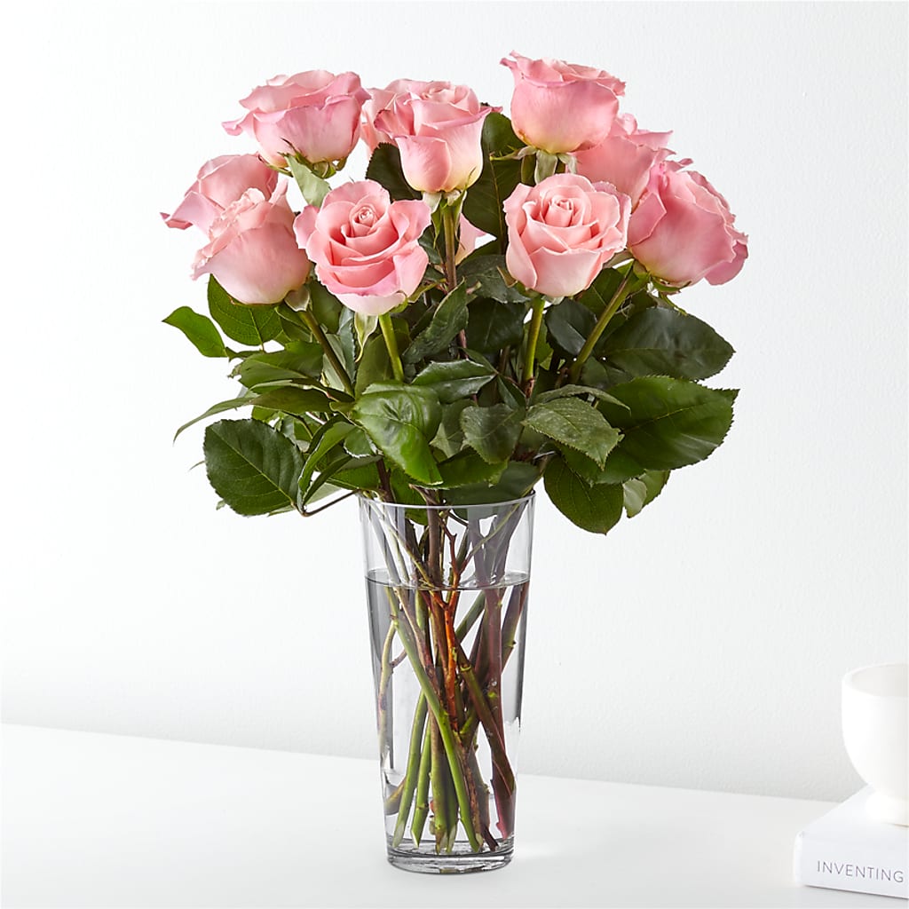 Long Stem Pink Rose Bouquet – Fred Meyer, Portland OR