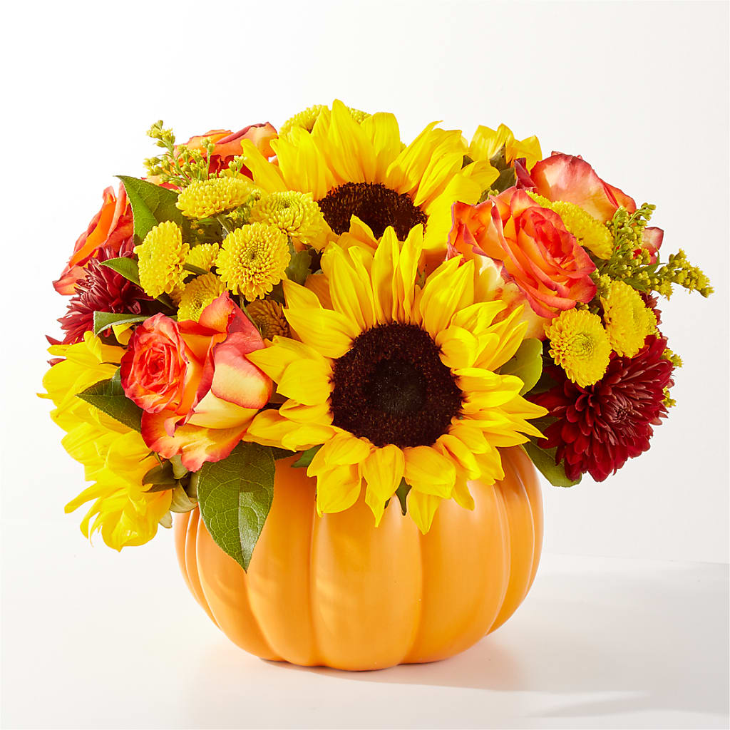 Golden Gourd Pumpkin Bouquet – Fred Meyer, Portland OR