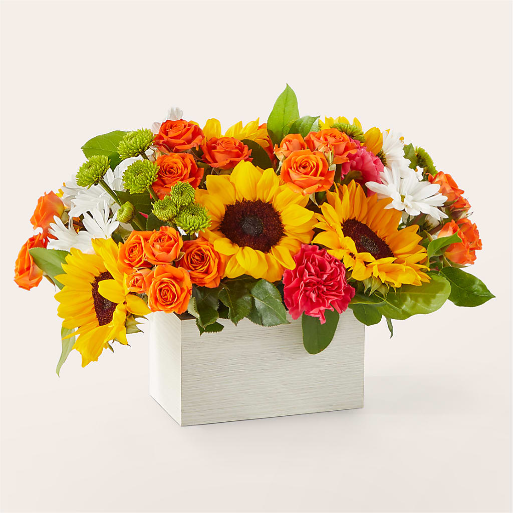 Sun-drenched Blooms Box Bouquet – Fred Meyer, Portland OR