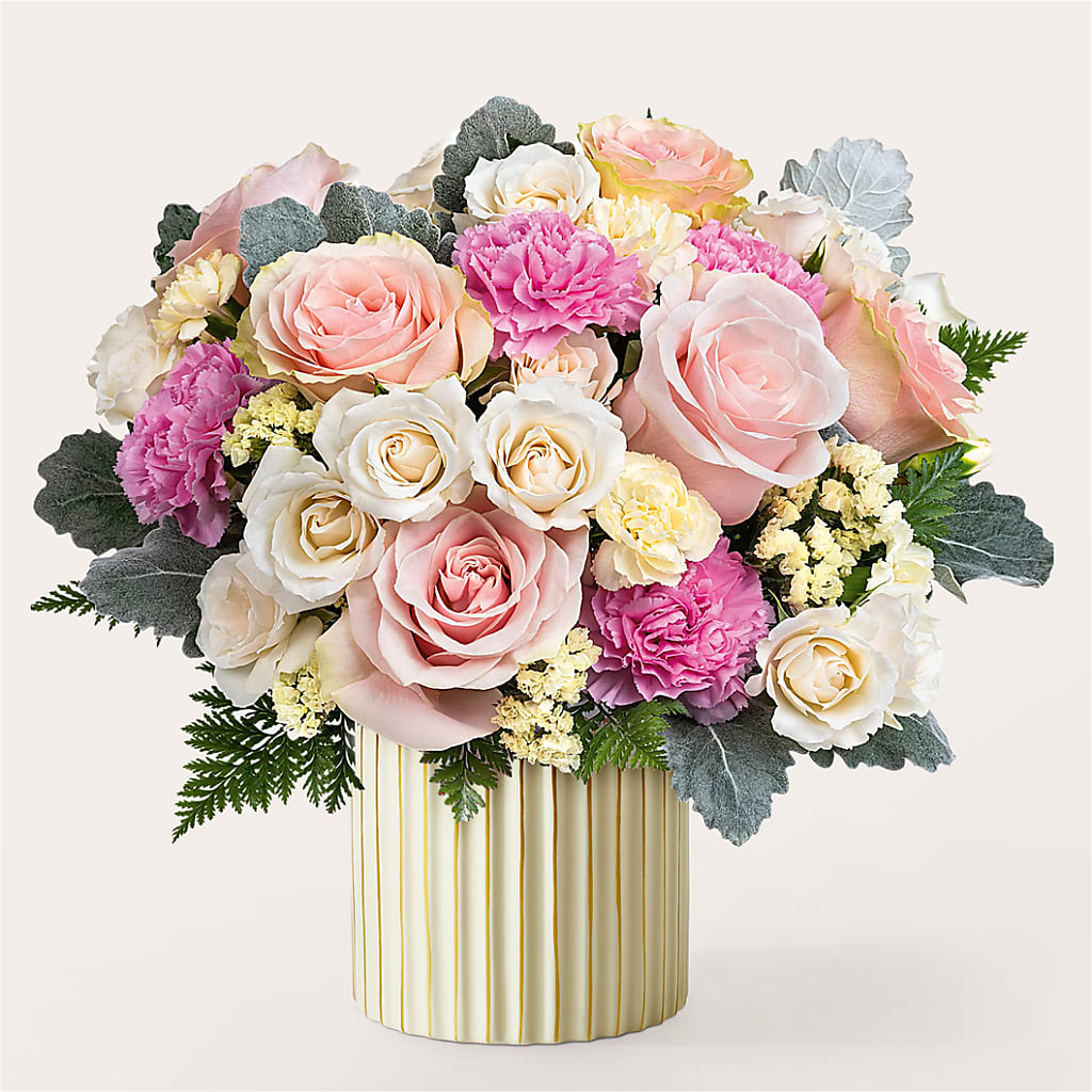 Blissful Moments Bouquet with Ivory Vase – Fred Meyer, Portland OR