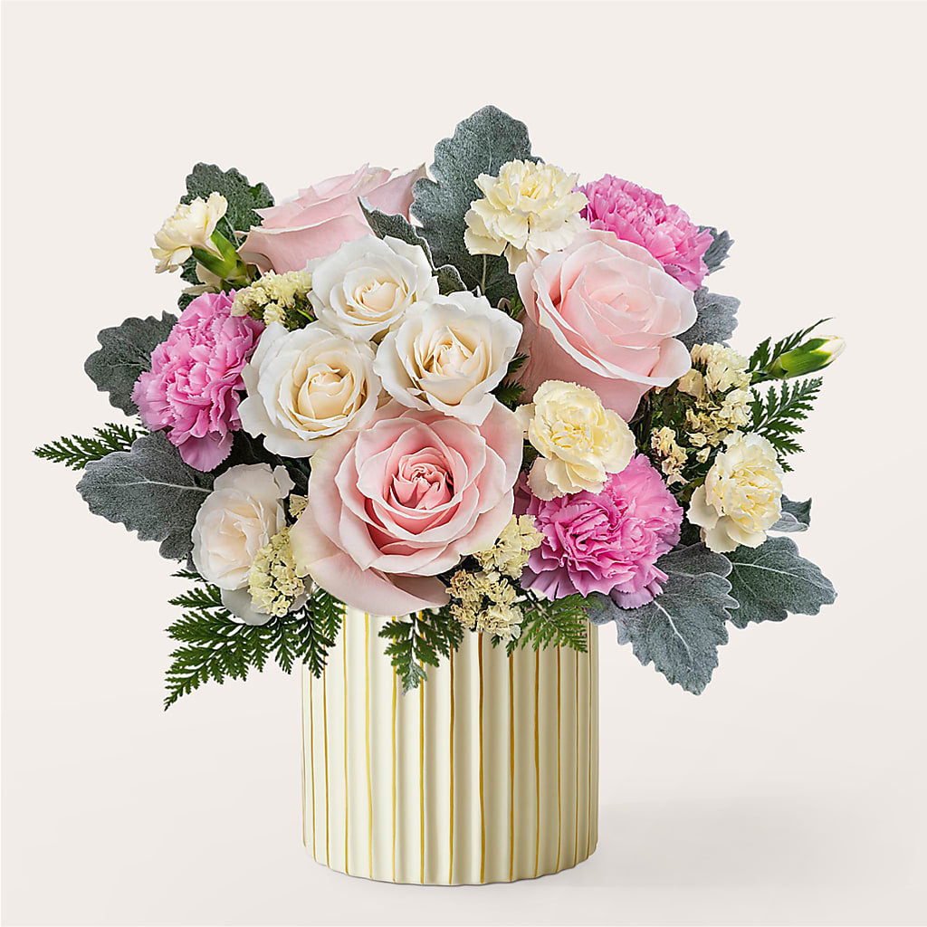 Blissful Moments Bouquet with Ivory Vase – Fred Meyer, Portland OR