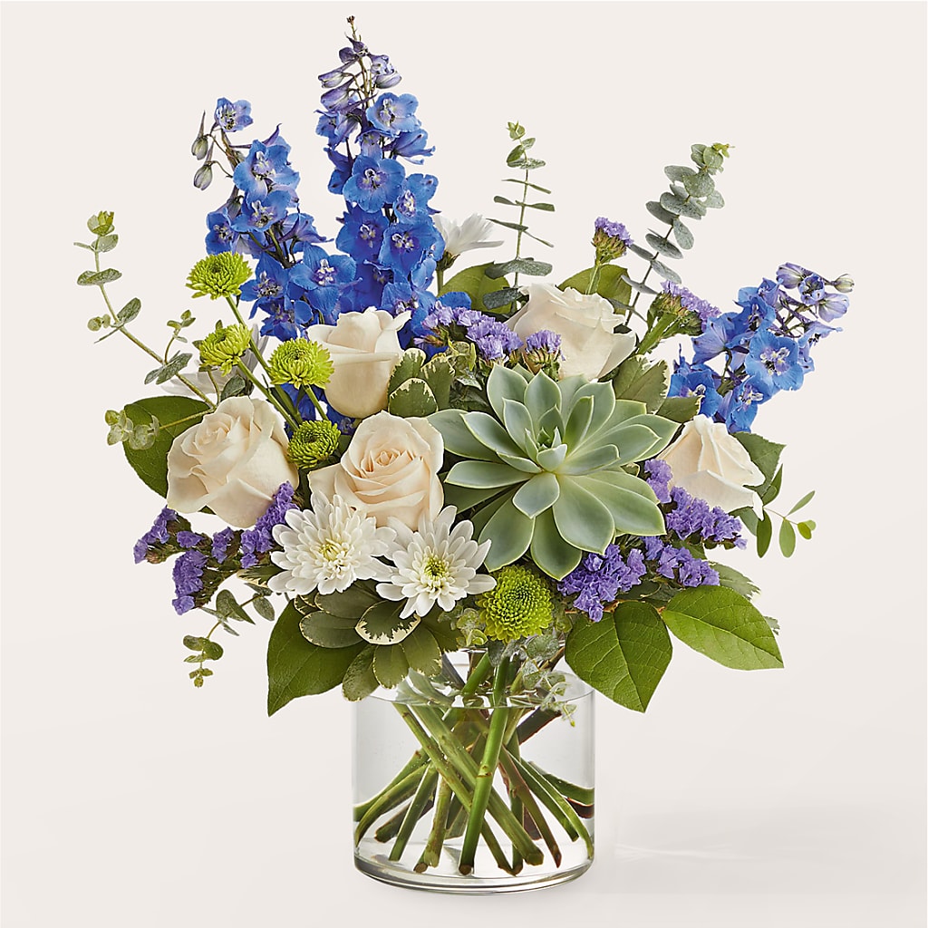 Cerulean Waves Bouquet – Fred Meyer, Portland OR
