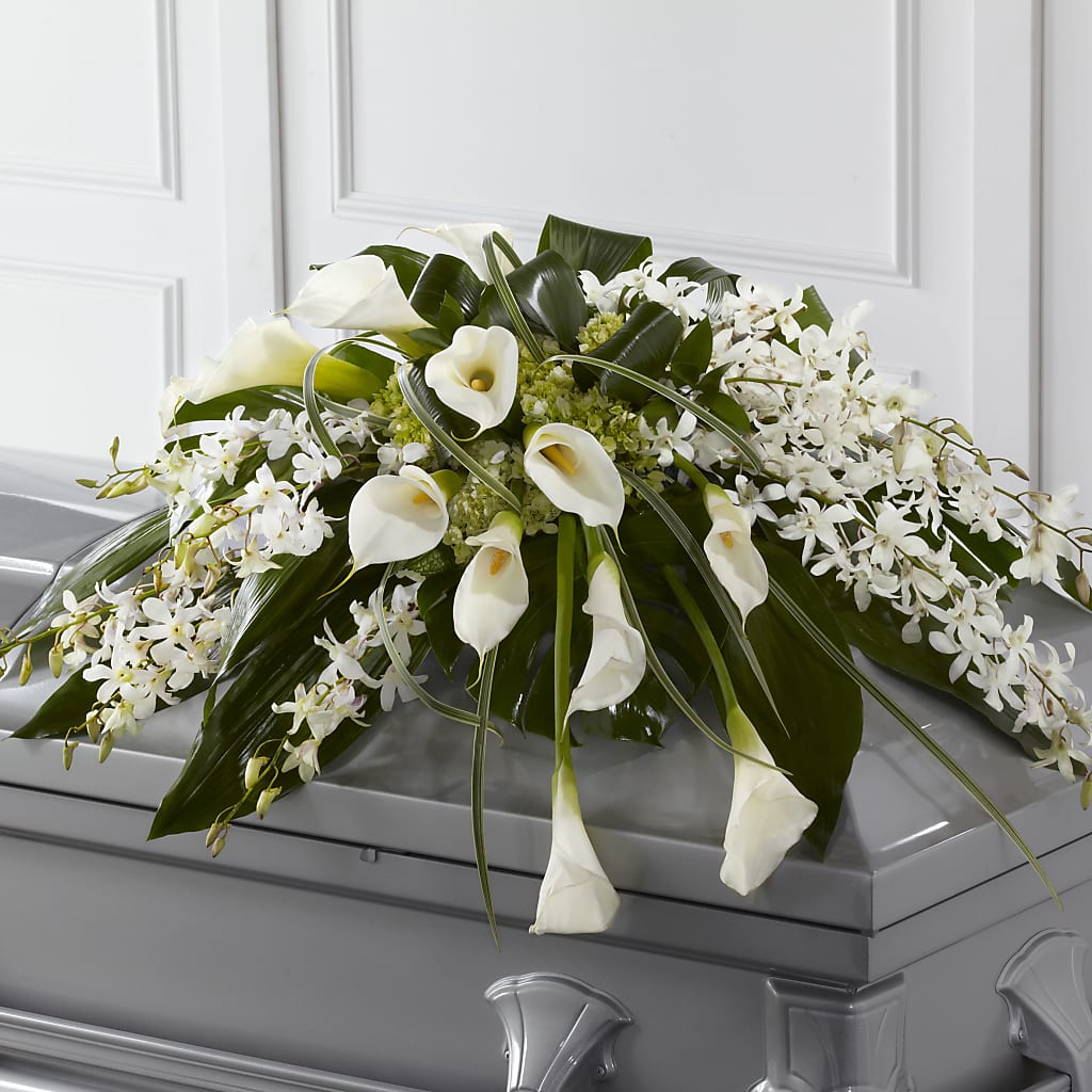 Angel Wings Casket Spray – Fred Meyer, Portland OR