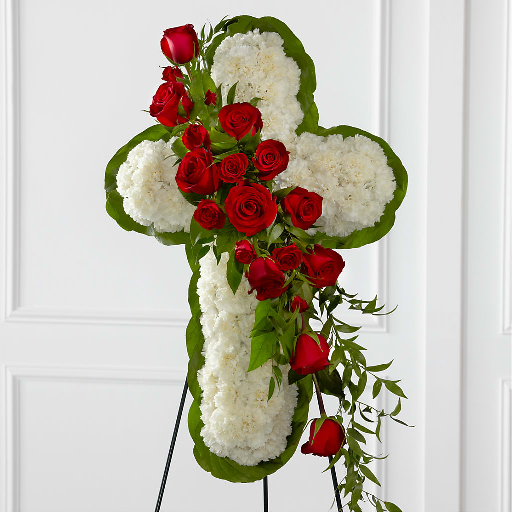 Floral Cross Easel – Fred Meyer, Portland OR