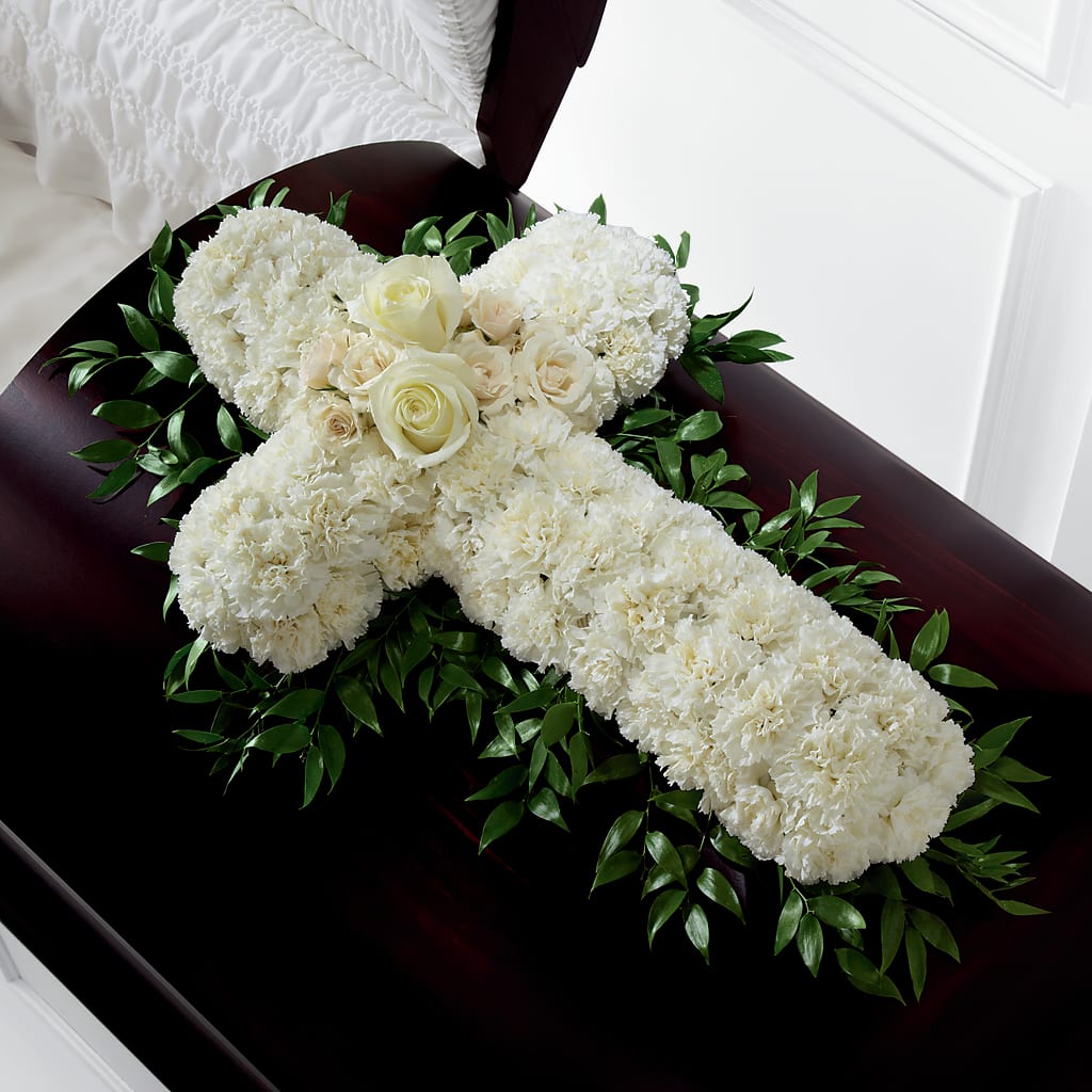 Peaceful Memories Casket Spray (Standard) – Fred Meyer, Portland OR