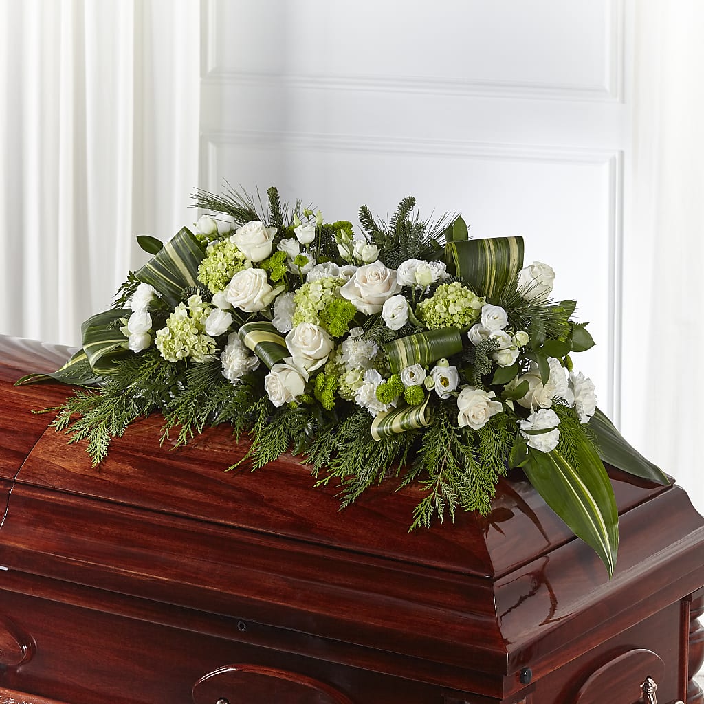 Hopeful Gesture Casket Spray – Fred Meyer, Portland OR
