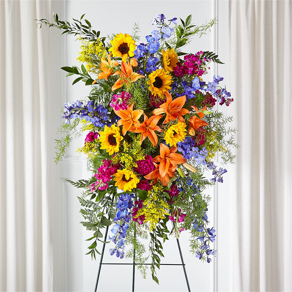 Sunlit Memories Standing Spray (Standard) – Fred Meyer, Portland OR
