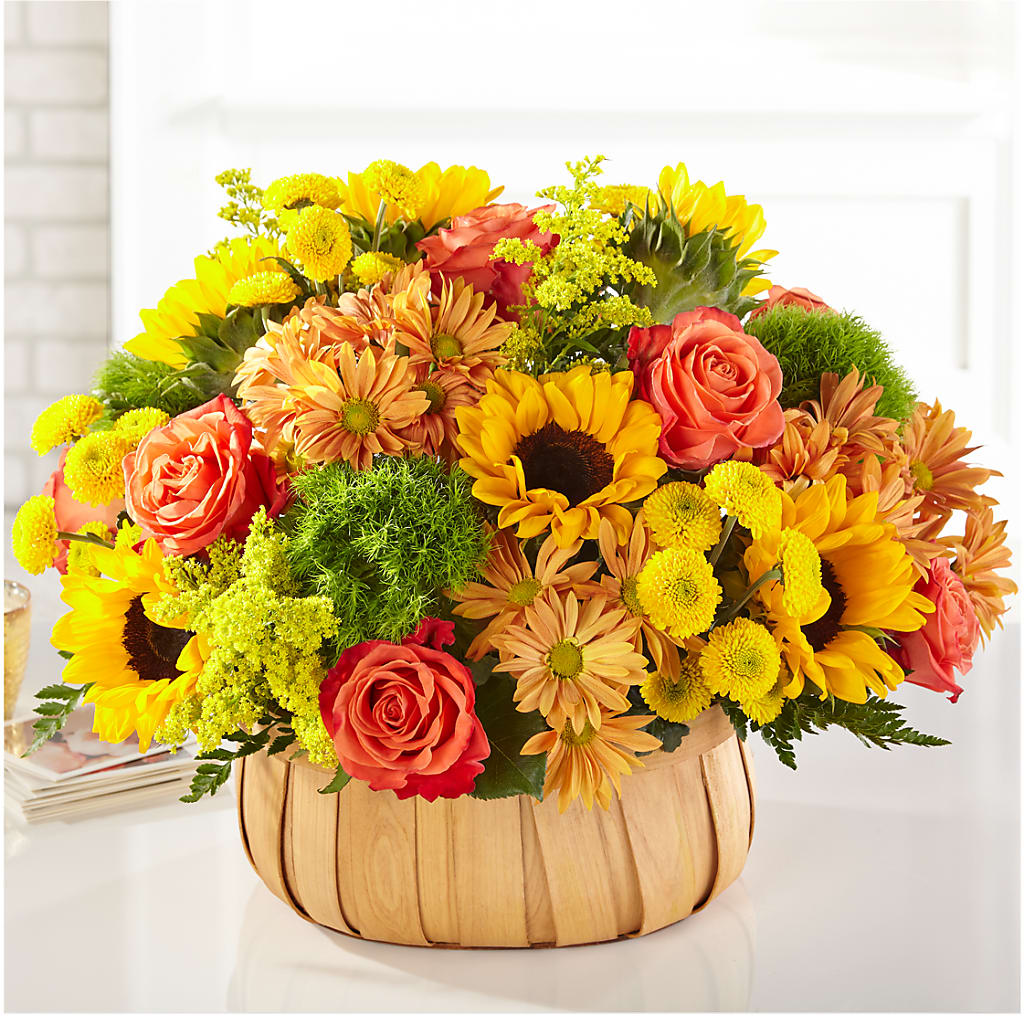 Harvest Sunflower Basket – Fred Meyer, Portland OR