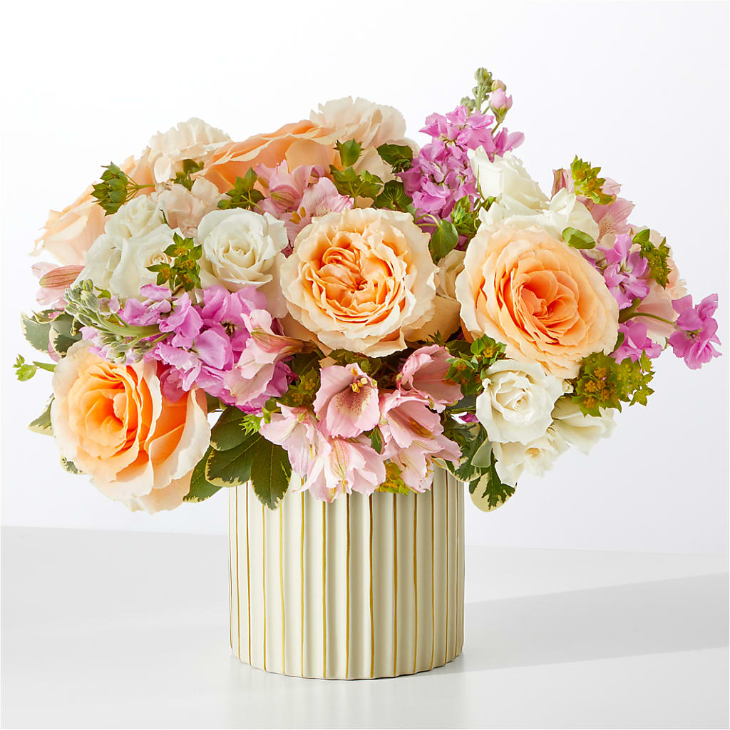 Paradise Bouquet with Ivory Vase – Fred Meyer, Portland OR