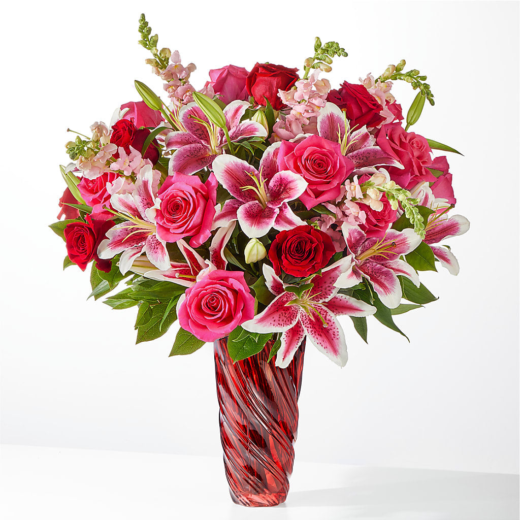 Always You Bouquet with Luxe Swirl Vase – Fred Meyer, Portland OR