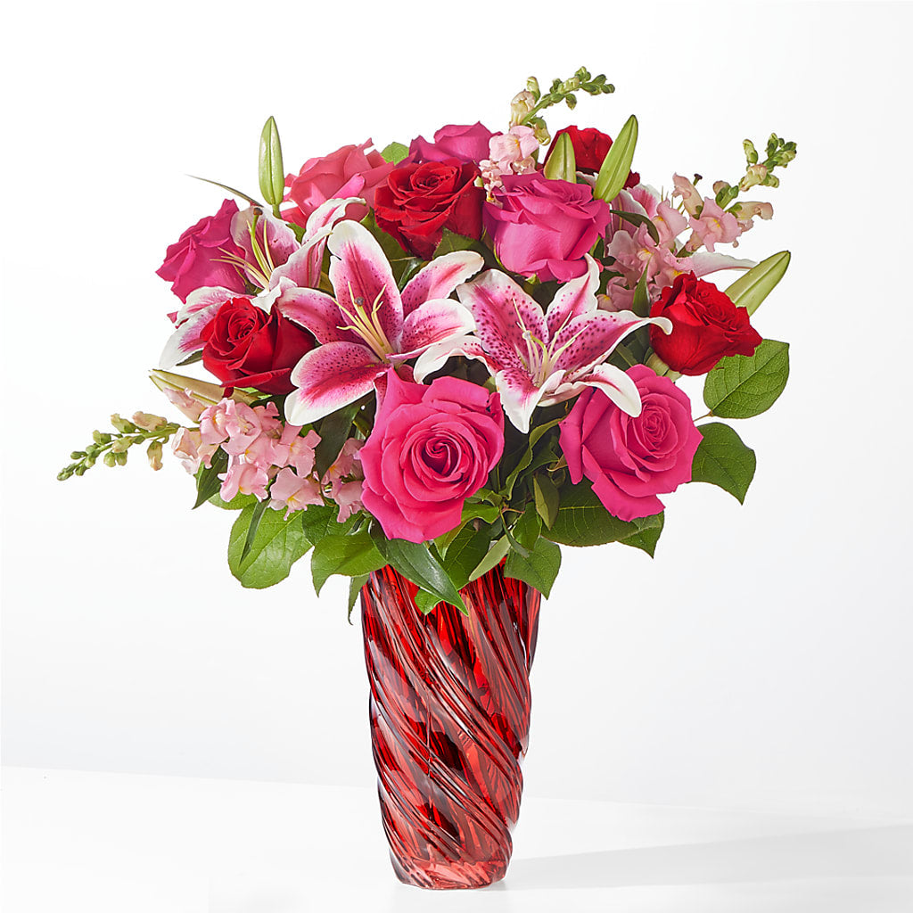 Always You Bouquet with Luxe Swirl Vase – Fred Meyer, Portland OR