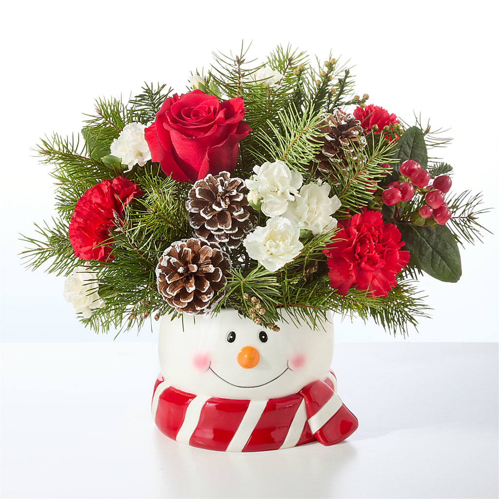 Jolly Snowman Bouquet –  Fred Meyer, Portland OR