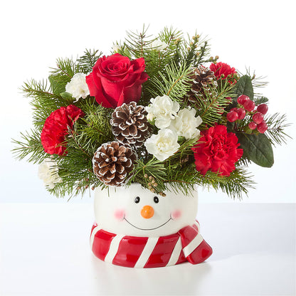 Jolly Snowman Bouquet –  Fred Meyer, Portland OR