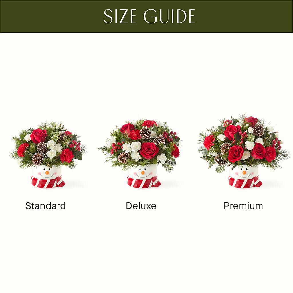 Jolly Snowman Bouquet –  Fred Meyer, Portland OR