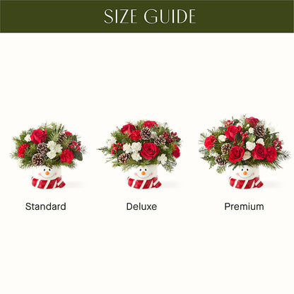 Jolly Snowman Bouquet –  Fred Meyer, Portland OR