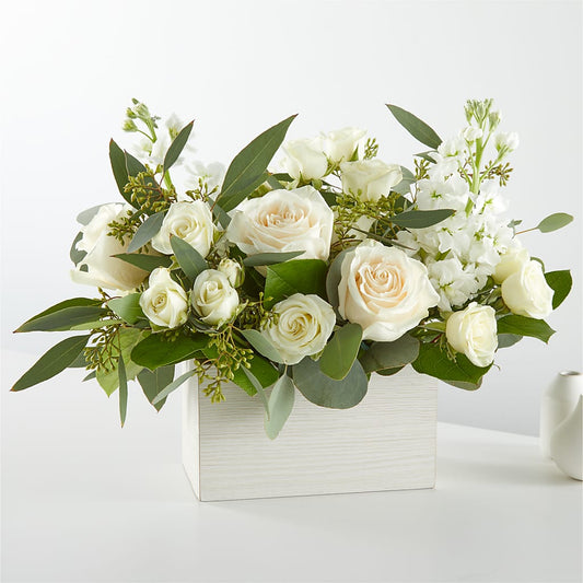Fresh Linen Box Bouquet –  Fred Meyer, Portland OR