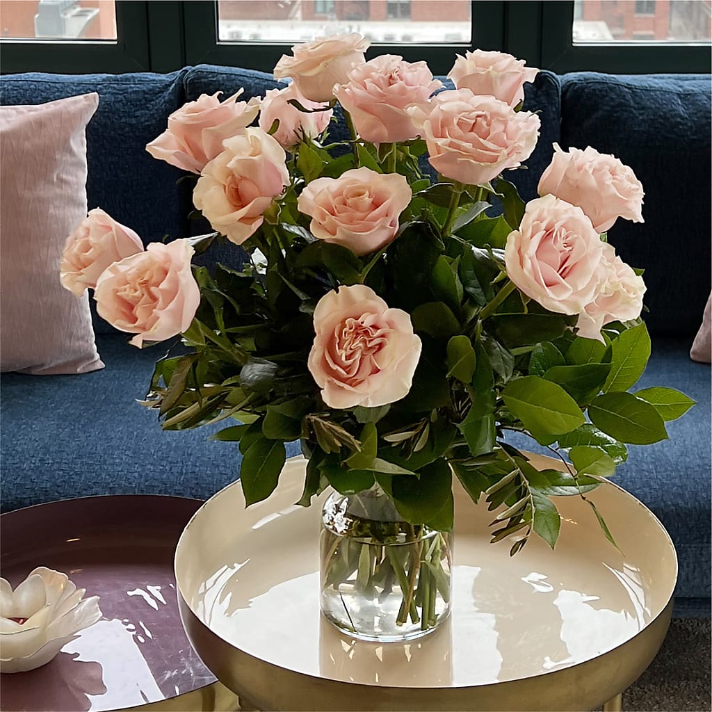 Long Stem Pink Rose Bouquet –  Fred Meyer, Portland OR
