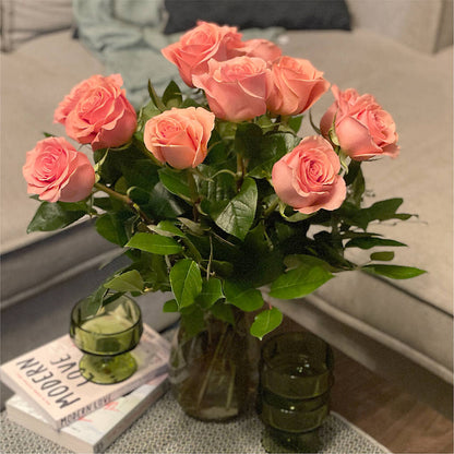 Long Stem Pink Rose Bouquet –  Fred Meyer, Portland OR