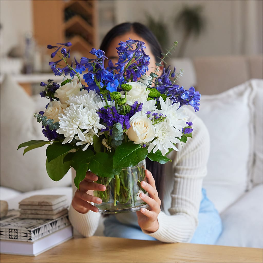 Cerulean Waves Bouquet –  Fred Meyer, Portland OR
