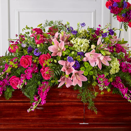 Radiant Tribute Casket Spray –  Fred Meyer, Portland OR