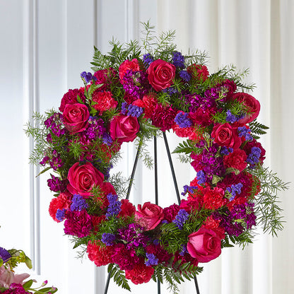 Calming Colors Wreath –  Fred Meyer, Portland OR