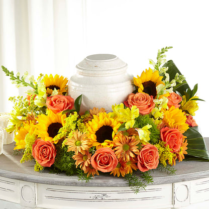 Faithful Sunflower Cremation Adornment –  Fred Meyer, Portland OR