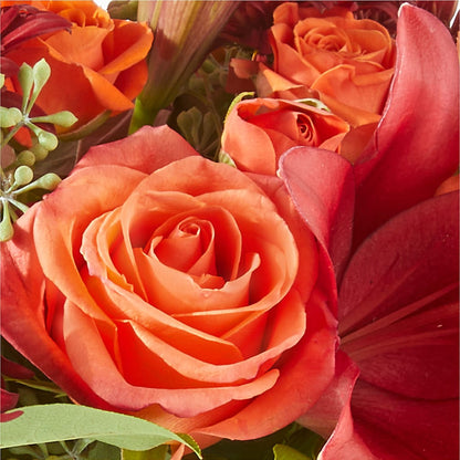 Crimson Leaves Bouquet –  Fred Meyer, Portland OR