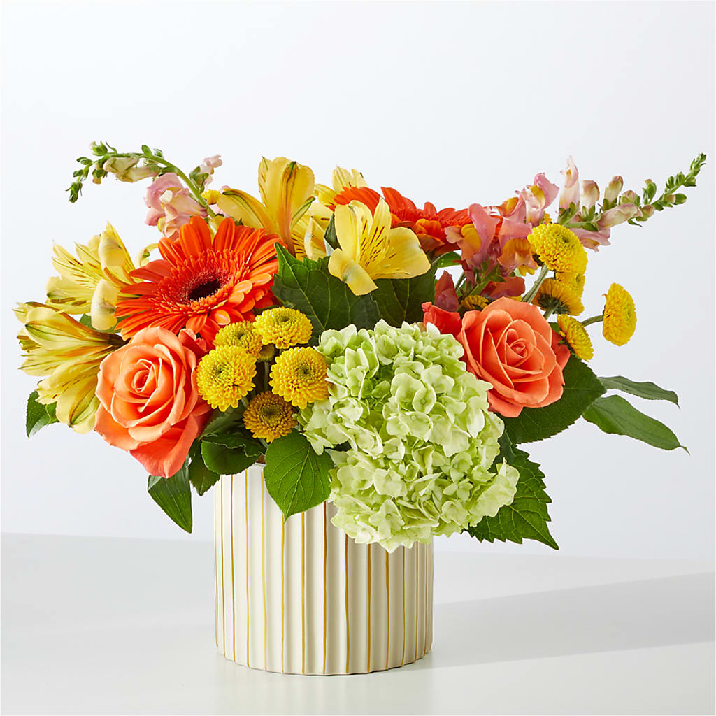 Autumn Sunshine Bouquet with Ivory Vase –  Fred Meyer, Portland OR
