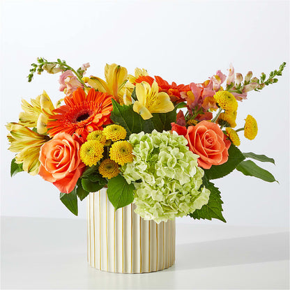 Autumn Sunshine Bouquet with Ivory Vase –  Fred Meyer, Portland OR