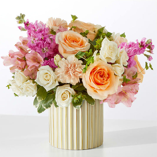 Paradise Bouquet with Ivory Vase –  Fred Meyer, Portland OR